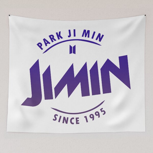 Item preview, BTS Jimin badge on light background designed and sold by shopnojams.