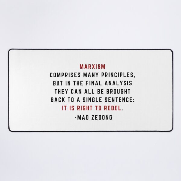 Item preview, Mao Right to Rebel Quote designed and sold by BluebellPainter.
