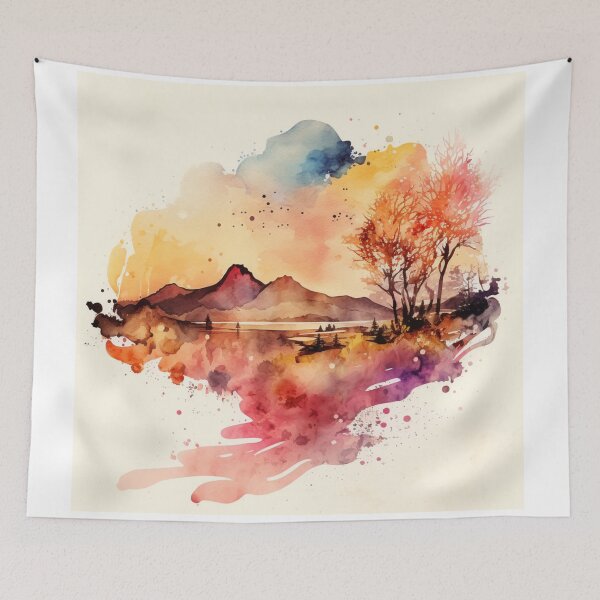 Item preview, Relaxing Watercolor #194 designed and sold by Avocado Design Studio.