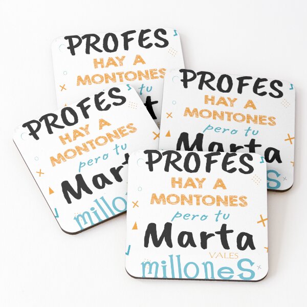 Item preview, PROFES HAY A MONTONES PERO TU MARTA MILLONES - THERE ARE LOTS OF TEACHERS BUT YOUR MARTA MILLIONS designed and sold by BRoukia.