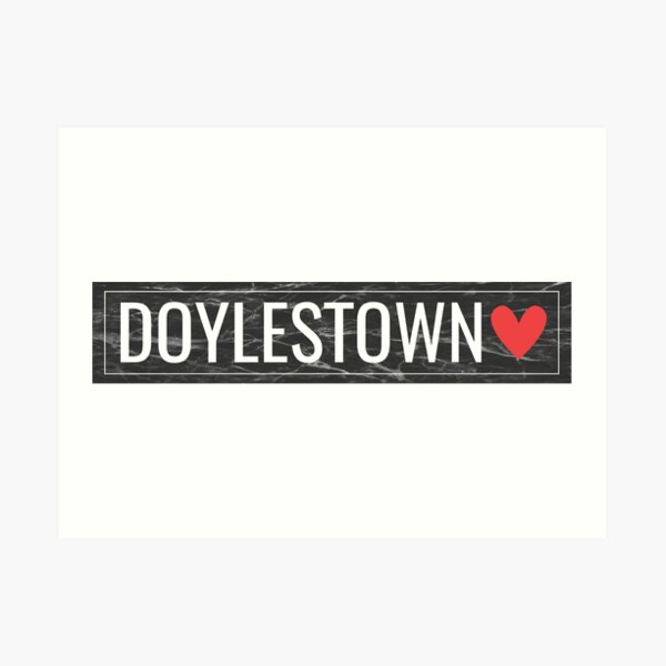 DOYLESTOWN Art Print