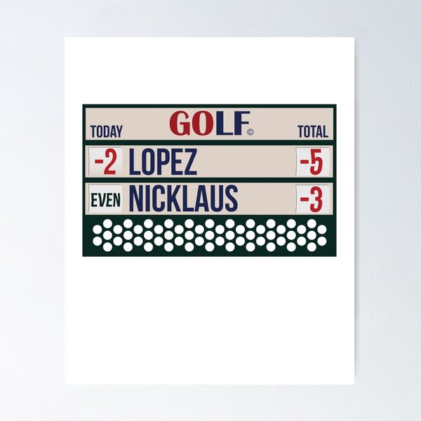 Item preview, Expert Golfer Lopez Beats Nicklaus - Golf Tournament Winner designed and sold by theredteacup.