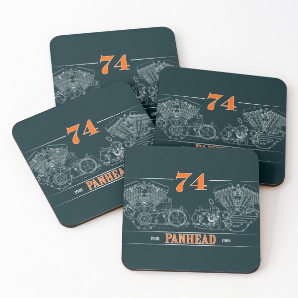 Item preview, Panhead Motor in OrangeWhite   designed and sold by fabulousio5.