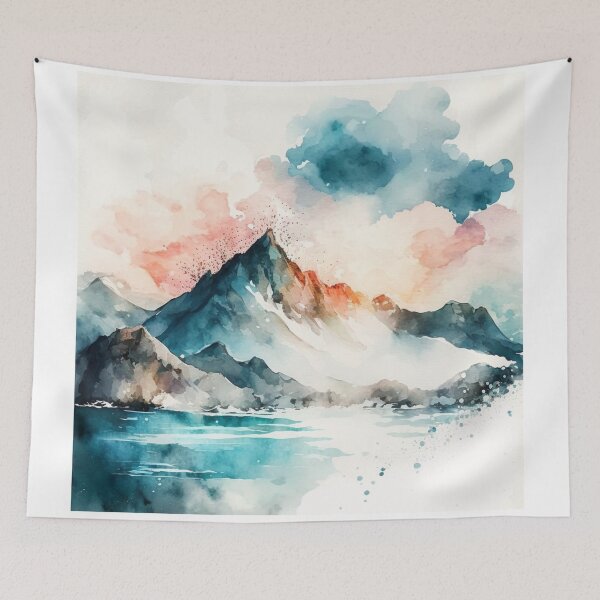 Item preview, Relaxing Watercolor #195 designed and sold by Avocado Design Studio.