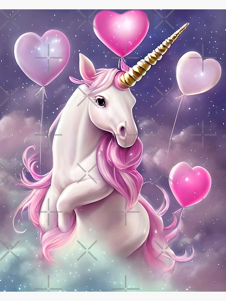 Fantasy Cute Kawaii Baby Unicorn Poster for Sale by Trace1234