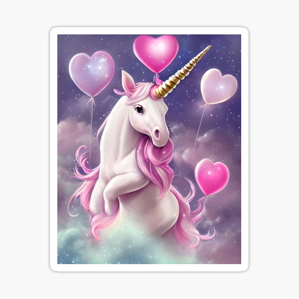 Fantasy Cute Kawaii Baby Unicorn | Poster