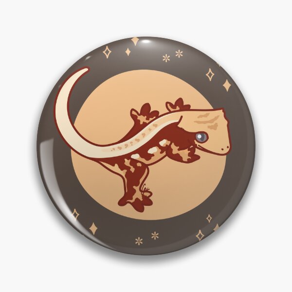 Item preview, Harlequin Pinstripe Crested Gecko - Tricolor Red designed and sold by anacecilia.