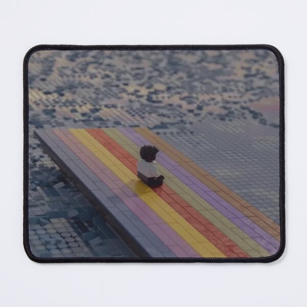 Item preview, the melodic blue minimal album cover Mouse Pad designed and sold by caubalensau26.