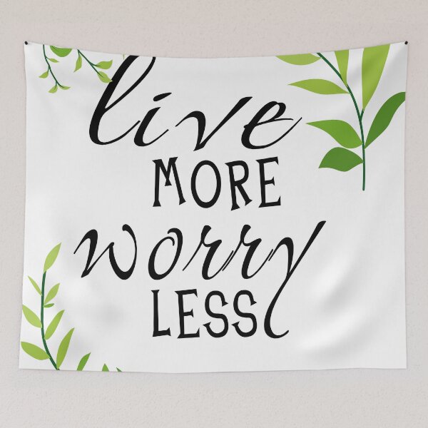 Item preview, Live more worry less designed and sold by BRoukia.