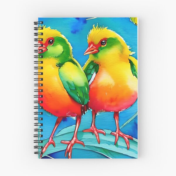 Aperçu de l'œuvre aquarelle beaux poussins créée et vendue par Uartists.