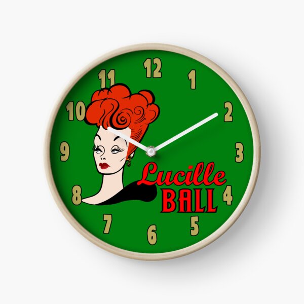 Lucille Ball: A Classy Hollywood Legend Clock