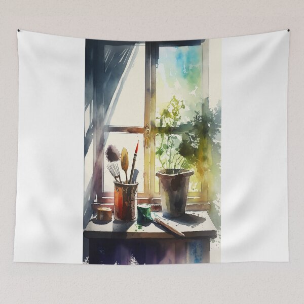 Item preview, Studio in the morning sun (4/4) designed and sold by sabantha.