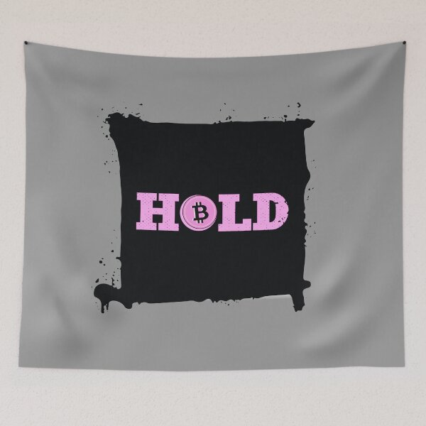 Item preview, HOLD Bitcoin Crypto Pink designed and sold by The-Vault.
