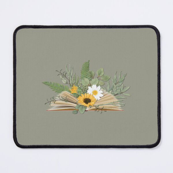 Item preview, open book with florals and leaves designed and sold by YeshuaSchafer.