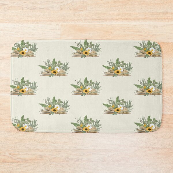 Item preview, open book with florals and leaves designed and sold by YeshuaSchafer.