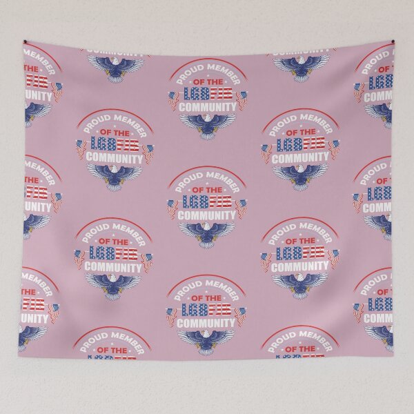 Item preview, us flag   proud member of the lgbfjb community perfect gift designed and sold by YeshuaSchafer.
