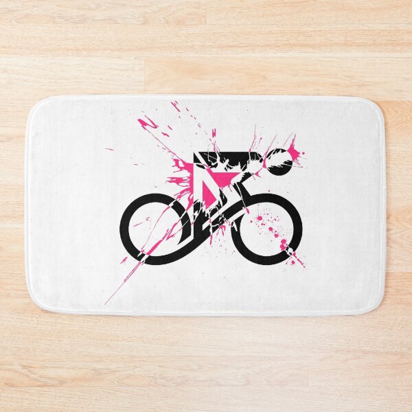 Item preview, Abstract Cyclist Pink Paint Splatter X-Ray designed and sold by RabeDesigns.