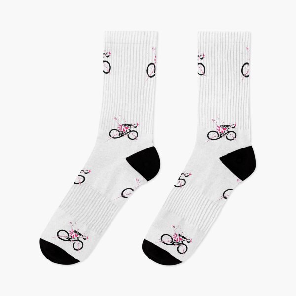 Item preview, Abstract Cyclist Pink Paint Splatter X-Ray designed and sold by RabeDesigns.