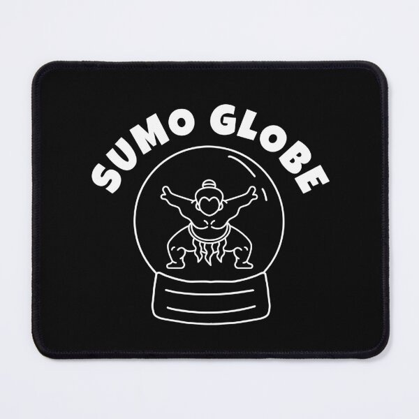 Artikelvorschau, Sumo-Globus | Schneekugel | Schwarzweiss-Sumo-Wrestler-Grafik | Yokozuna-Champions | Geschenke für Sumo-Wrestling-Fan entworfen und verkauft von KonnichiwaStore.