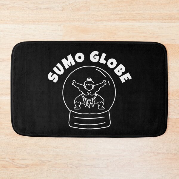 Item preview, Sumo Globe | Snow Globe | Black And White Sumo Wrestler Graphic | Yokozuna Champions | Gifts for Sumo Wrestling Fan designed and sold by KonnichiwaStore.