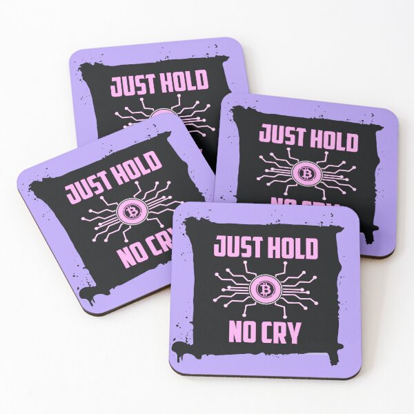 Item preview, Just Hold No Cry Bitcoin Crypto Pink designed and sold by The-Vault.