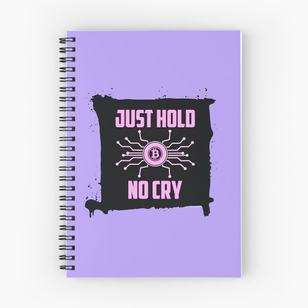 Item preview, Just Hold No Cry Bitcoin Crypto Pink designed and sold by The-Vault.