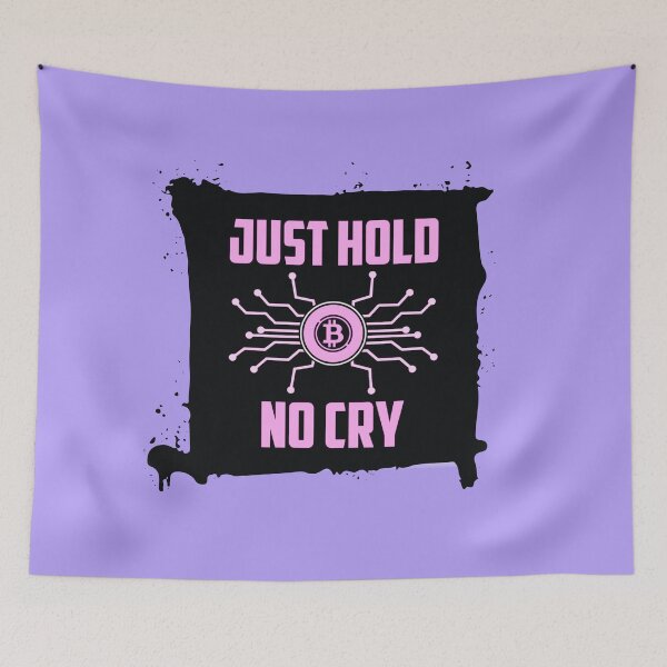 Item preview, Just Hold No Cry Bitcoin Crypto Pink designed and sold by The-Vault.