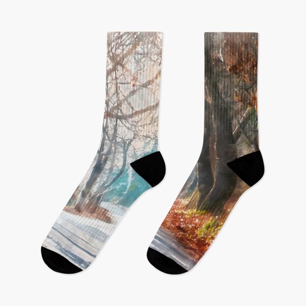 Item preview, beautiful landscape nature autumn mountains forest designed and sold by Santipong Wongchana.