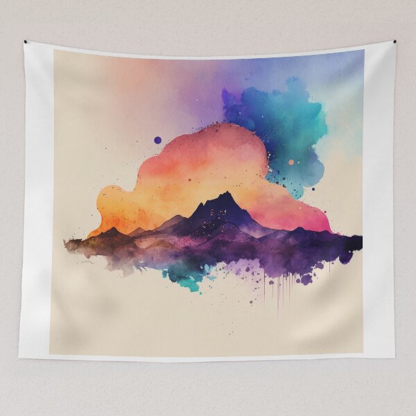 Item preview, Relaxing Watercolor #199 designed and sold by Avocado Design Studio.