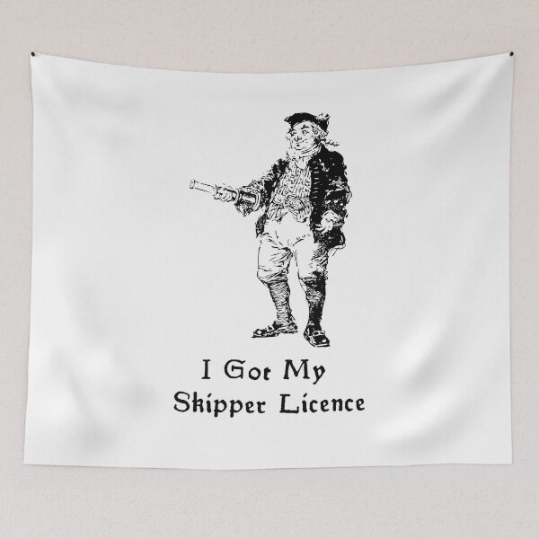 Item preview, 'I Got My Skipper Licence' Captain Design - Sailor's Life designed and sold by Ridiculam Toga.