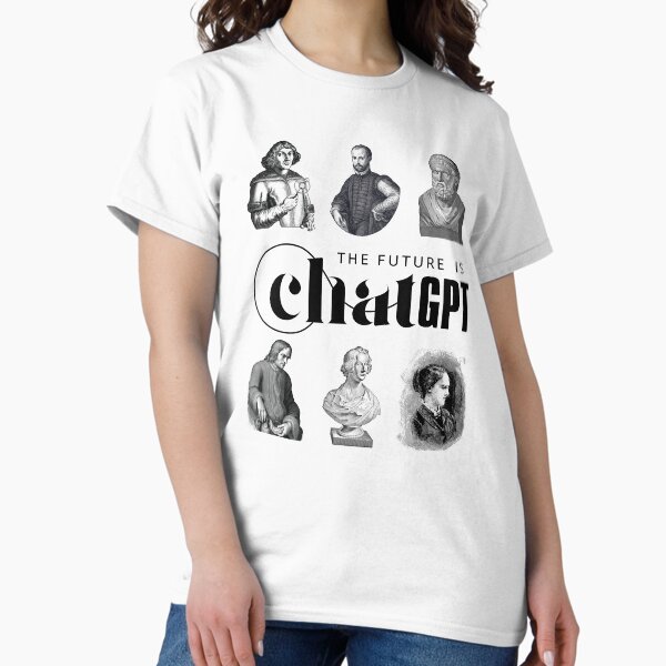 Item preview, Funny Chatgpt Design, Artificial Intelligence, Open Ai - The Future  designed and sold by The Red Nox.