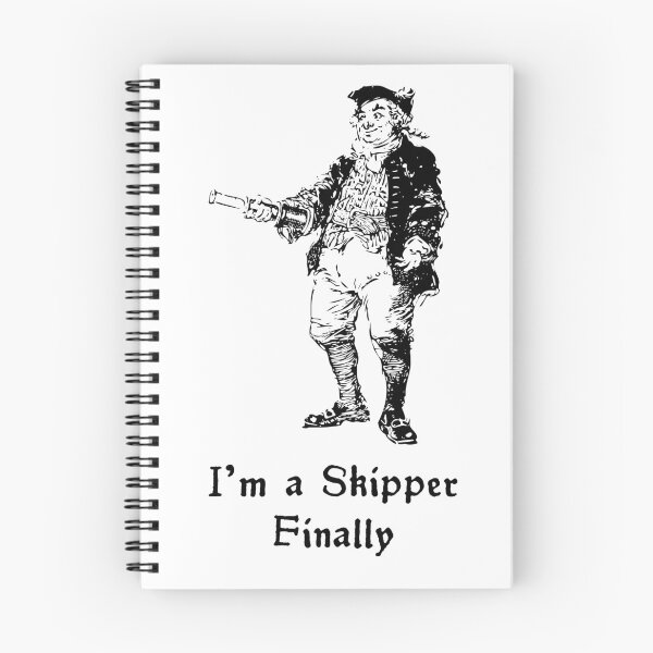 Item preview, 'I'm a Skipper, Finally' Captain Design - Sailor's Life designed and sold by Ridiculam Toga.