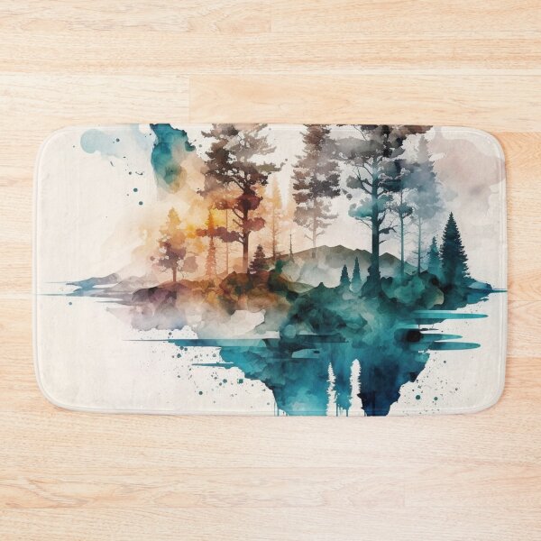 Item preview, Relaxing Watercolor #201 designed and sold by Avocado Design Studio.