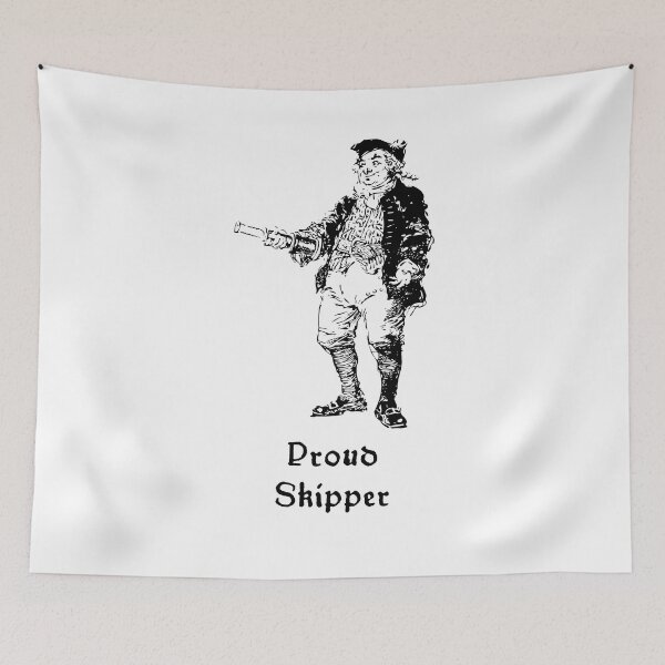 Item preview, 'Proud Skipper' Captain Design - Sailor's Life designed and sold by Ridiculam Toga.