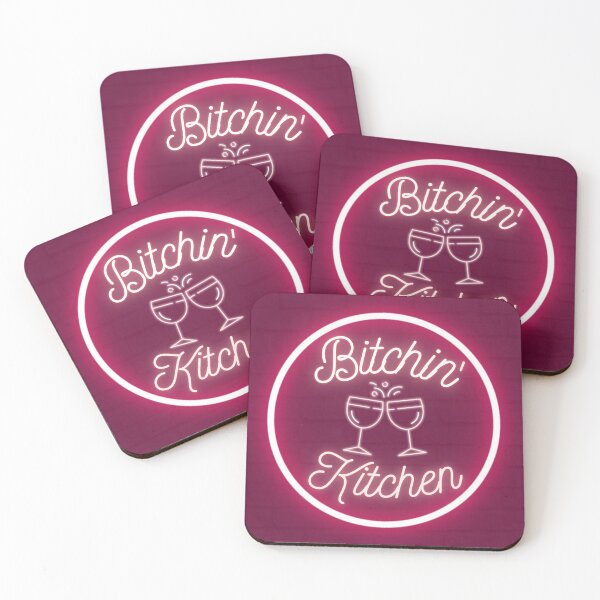 Item preview, Bitchin' Kitchen - Neon Kitchen Sign Print designed and sold by RefinedRarities.