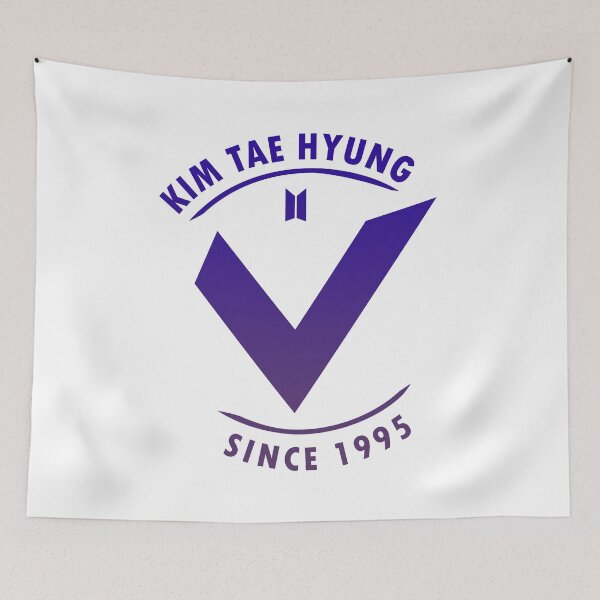Item preview, BTS V badge on light background designed and sold by shopnojams.