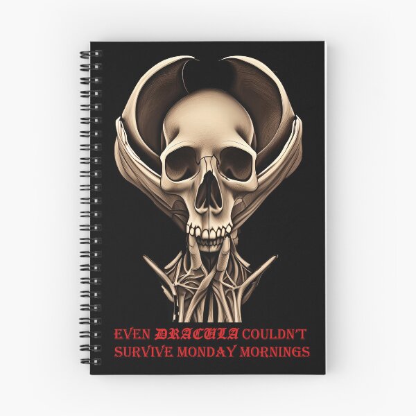 Item preview, Even Dracula couldn't survive Monday Mornings designed and sold by Goatonfire.