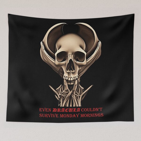 Item preview, Even Dracula couldn't survive Monday Mornings designed and sold by Goatonfire.