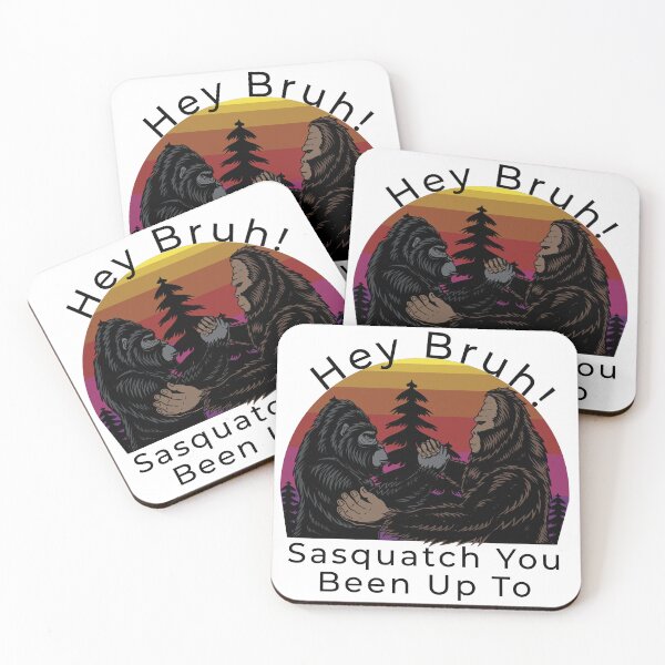 Item preview, Sasquatch Bigfoot Yeti Greeting Play on Words designed and sold by FuddalanDesigns.