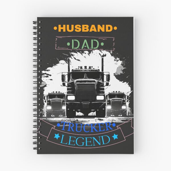 Item preview, Husband Dad Trucker Legend Cool Truck Driver designed and sold by Bird-Forest.