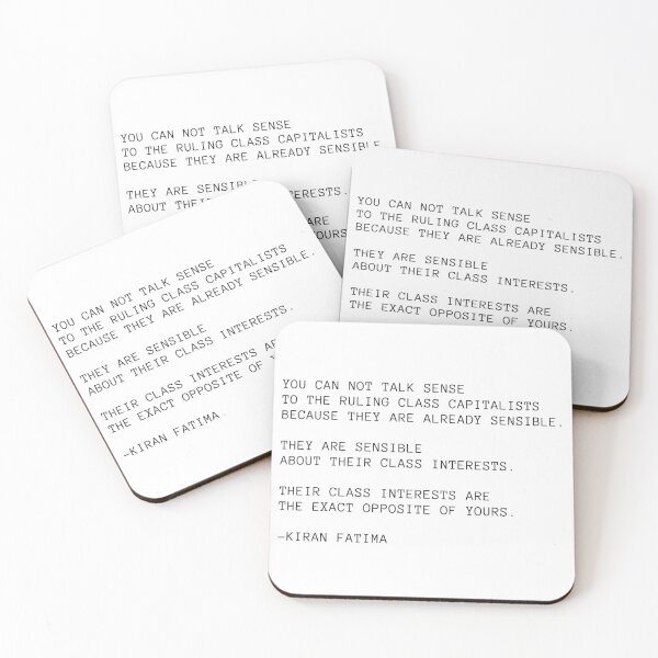 Item preview, Kiran Fatima Class Interests Quote designed and sold by BluebellPainter.