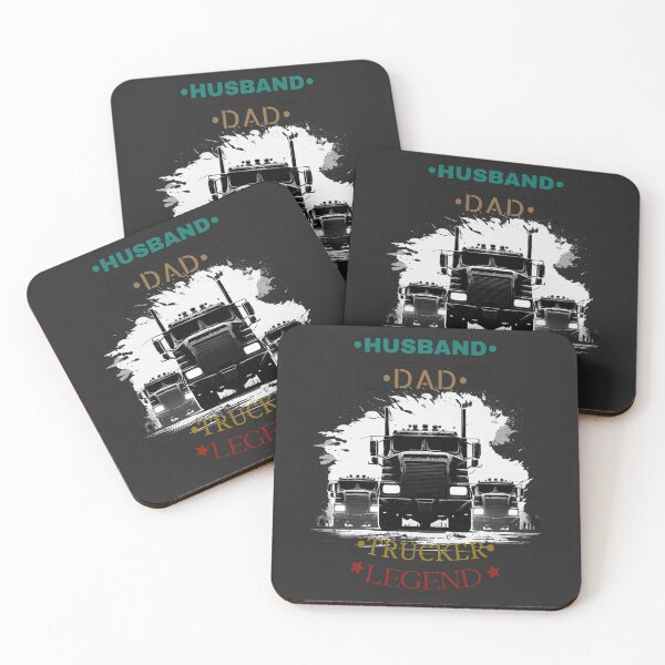 Item preview, Husband Dad Trucker Legend Truck Driver designed and sold by Bird-Forest.