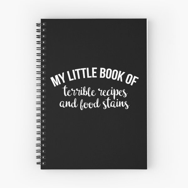 Item preview, My Little Book Of Terrible Recipes And Food Stains  designed and sold by theredteacup.