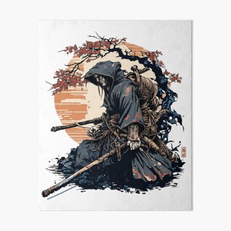 Fine Art Print 8x10 Samurai Ninja Assassin Inspired by 