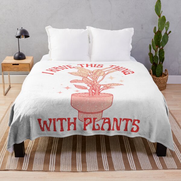 Item preview, I Have This Thing With Plants (Orange) designed and sold by ObsidianDaz.