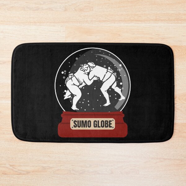 Artikelvorschau, Sumo-Globus | Schneekugel | Lustige Sumo-Wrestler-Grafik | Geschenke für Sumo-Wrestling-Fan entworfen und verkauft von KonnichiwaStore.