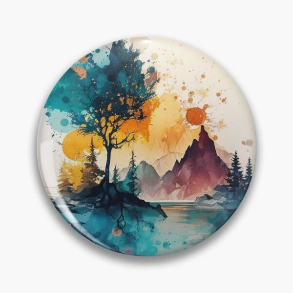 Item preview, Relaxing Watercolor #204 designed and sold by Avocado Design Studio.