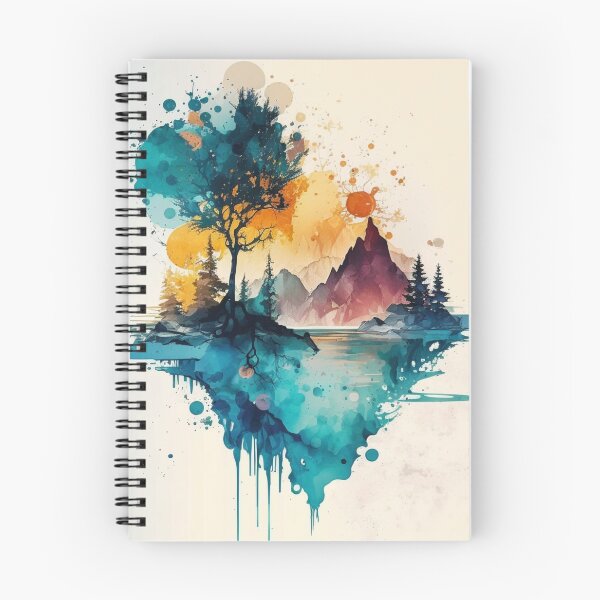 Item preview, Relaxing Watercolor #204 designed and sold by Avocado Design Studio.