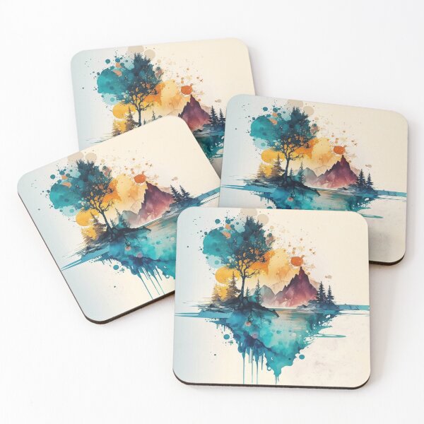Item preview, Relaxing Watercolor #204 designed and sold by Avocado Design Studio.