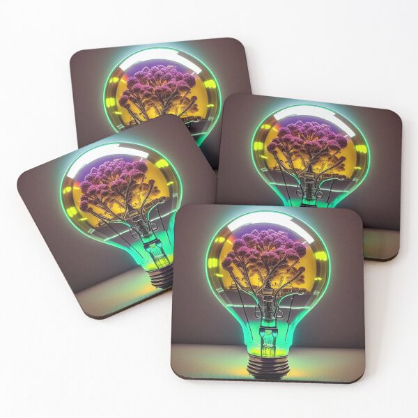 Item preview, Light Bulb With Tree Ai Generated designed and sold by AiGens.